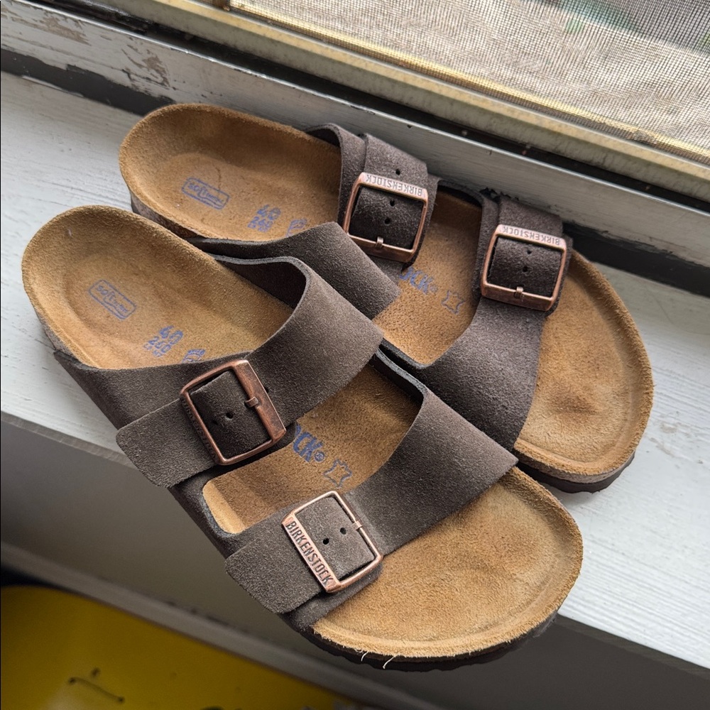 Brown Double Strap Sandals - Picture 4 of 5